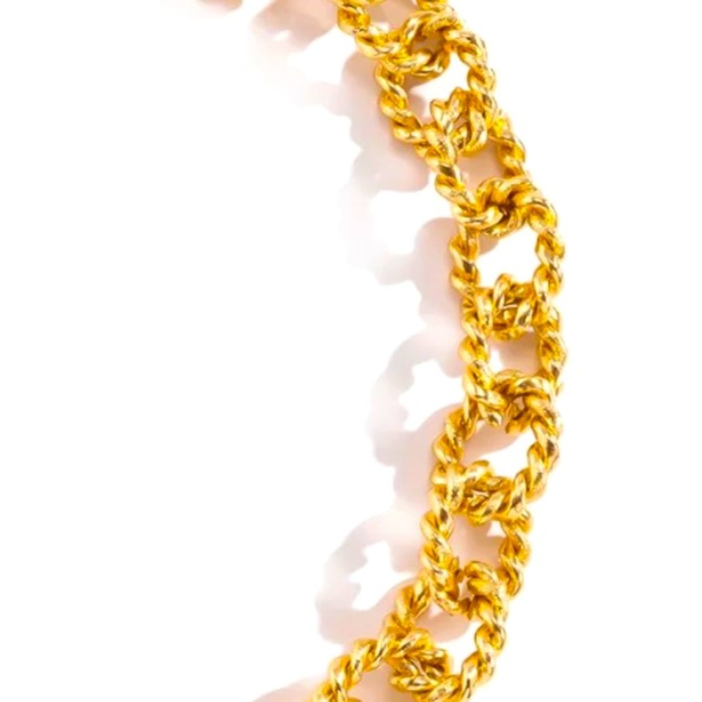 🍋2/$30 New Twisted Link Necklace - Picture 3 of 3